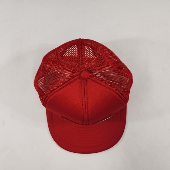 Consolidated Freightways CF Red Snapback Cap Mesh Back Trucker Hat One Size - Picture 3 of 10